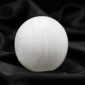 Selenite Globe Lamp