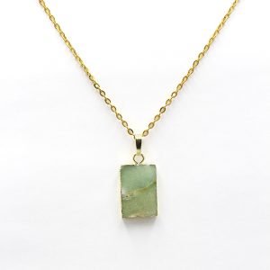 Natural Australian Jade Raw Pendant