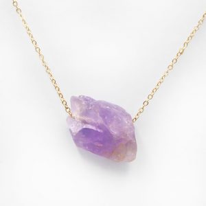 Natural Amethyst Quartz Pendant
