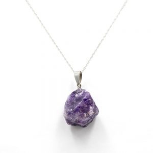 Natural Purple Amethyst Stone Pendant