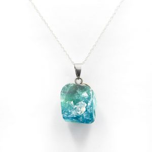 Natural Fluorite Stone Pendant