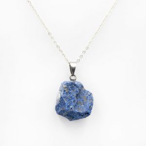 Natural Lapis Lazuli Raw Stone Pendant