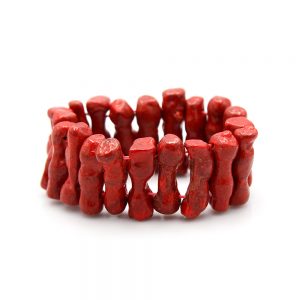 Natural Red Coral Bracelet