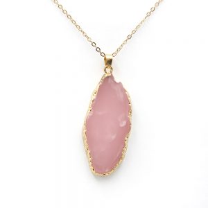 Resin Stone Gold Electrolyte Pendant