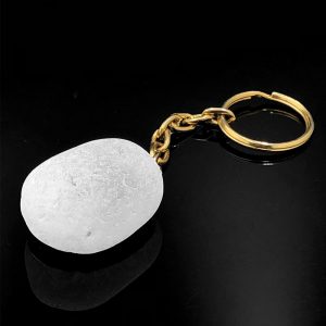 White Clear Crystal Keyring