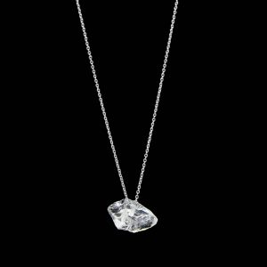 White Clear Quartz Stone Pendant