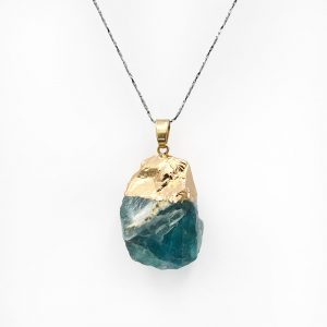 Natural Fluorite Stone Pendant