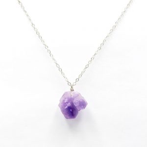 Amethyst Natural Purple Stone Pendant