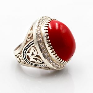 Red Coral Ring