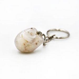 Quartz Stone Keyring