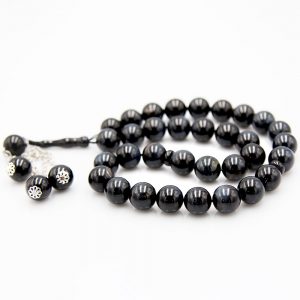 Black Aqeeq Onyx Prayer Beads