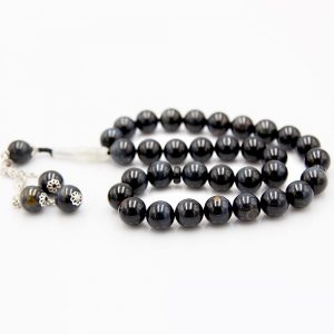 Black Tiger Eye Prayer Beads