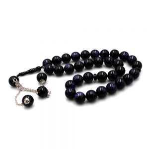 Blue Goldstone Prayer Beads