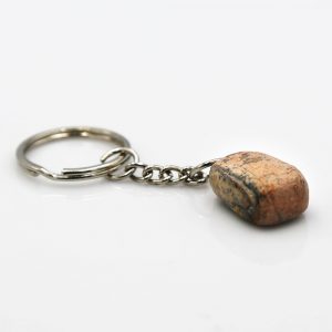 Smooth Jasper Keyring