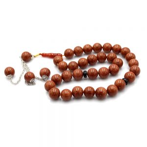 Speckled Goldstone Prayer Beads