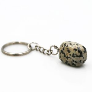Dalmatian Stone Keyring